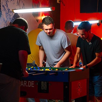 Kicker in der Roots Sportsbar Braunschweig